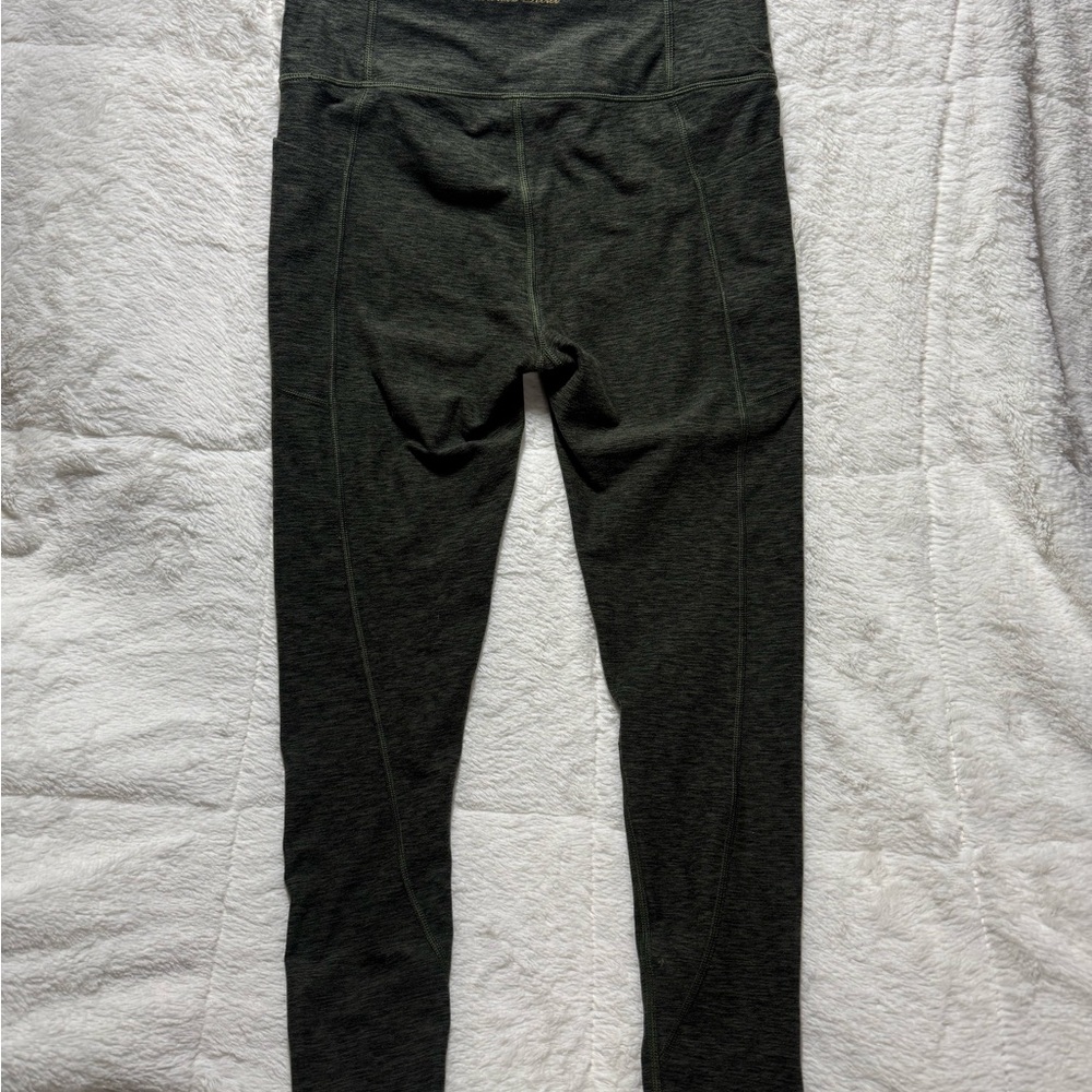 Victoria's Secret Sz Small vSport Leggings Green Marl EUC!